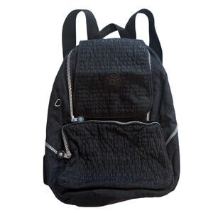 Kipling Black Backpack Womens Nylon Lightweight Purse Book Bag